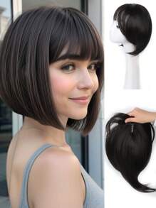 女士用刘海和层次假发，可遮盖白发并增加发量 - 彩色 - 查看 16
