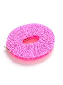 1 pièce Corde à linge portable et pare-vent pour l'extérieur et le voyage, corde à linge pare-vent antidérapante, conception de style clôture, convient pour l'utilisation de camping en extérieur