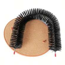 Cat Toy Arch Self Groome Pamper Feline With A Massage Grooming Rubbing Brush With Scratching Pad Toy For Cats Interactive Toys