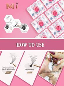 360-500 piezas Pestañas en abanico pre-abanicadas 10D 20D, extensión de pestañas densificadas en abanico 0.07 de grosor, rizadas y premontadas, longitud mixta de 8-15mm, esponjosas y suaves hechas a mano (10D 20D-0.07-D, 8-15mm) Racimos de pestañas, Racimos de pestañas individuales, Pestañas postizas - D - Ver 8