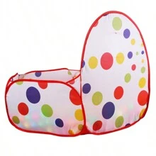 1 szt. Namiot do zabawy dla dzieci, basen z piłeczkami do użytku wewnątrz i na zewnątrz z koszem do koszykówki, składany basen z piaskiem, namiot do zabawy dla dzieci, odpowiedni dla chłopców i dziewczynek, najlepszy prezent urodzinowy/świąteczny – piłki nie są dołączone