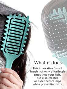 1 件装男女通用卷发定型通风发刷，顺发和造型刷，适合自然卷发，防拉扯设计 - Candybrush、发刷、梳子、美发工具、理发沙龙美发产品和配件美容旅行必需品、返校、旅行度假必需品、女士发饰、刷子、发刷、发刷、顺发刷、球刷、迷你发刷、发刷套装、木梳、发刷、迷你发刷、顺发刷、发刷、卷发刷、美发设备、旅行必需品、旅行必需品、发型、美发