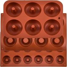 3 pièces/1 pièce Moule à gâteau en silicone de haute qualité à 6/8/18 cavités, moule à biscuits/donuts - Plaque de cuisson antiadhésive résistante à la chaleur, convient à tous les passionnés de la cuisson, cuisson maison - Cuisson professionnelle - Moule à gâteau pour la maison, le restaurant, fait maison, délicieux, excellent choix