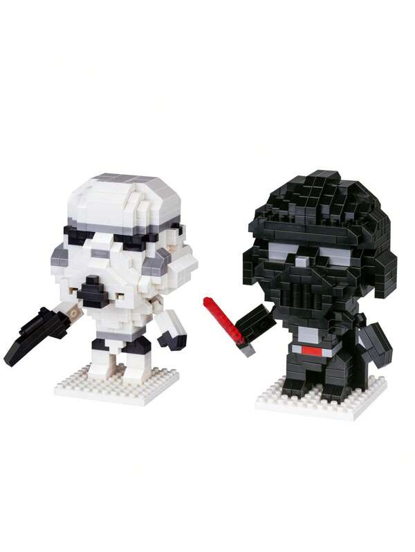 Blocos de construção Anime Master Bricks Desenhos animados Figuras de ação Cabeças Montagem Presente de aniversário Mini brinquedos criativos Brinquedos Modelo Blocos de construção Enfeites de mesa Presentes de aniversário de Halloween Brinquedos de Natal Brinquedo de pelúcia