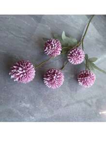 1 Pc Artificial Flower Stem, Brown Plastic Fake Flower, Home Decor
