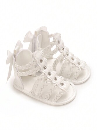 可爱女孩软底透气高帮休闲凉鞋，纯色百搭，适合春夏季