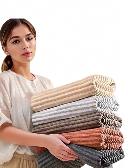 1pc Polyester Bath Towel, Multiple Colors, Simple Solid, Oversized 35" X 69", Or Hand Towel, Absorbent & Quick-Dry, Soft, Unisex, Suitable For Bathroom, Hotel, Party, Beach, Travel, Sports, Holiday Gift, Pool Home Bathroom Decor Fall Decor Back To School For Beauty Salon Home Bathroom Shower Towels For Beaty Salon, Hotel Sports,Home Essentials, Towel, Skin Care