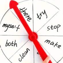 1pc Interactive Whiteboard Pointer With Suction Cup - Durable Plastic Educational Teaching Tool For Classroom And Game Selection, No Battery Required - Red - View 4