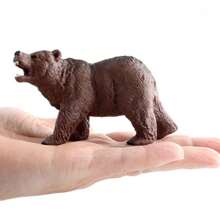 Realistic Animal Model Figurines, Lion, Tiger, Rhino, Hippopotamus, Giraffe Ornamental Collectibles