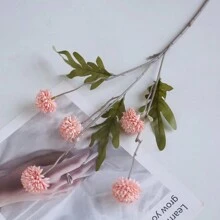1 Pc Artificial Flower Stem, Brown Plastic Fake Flower, Home Decor