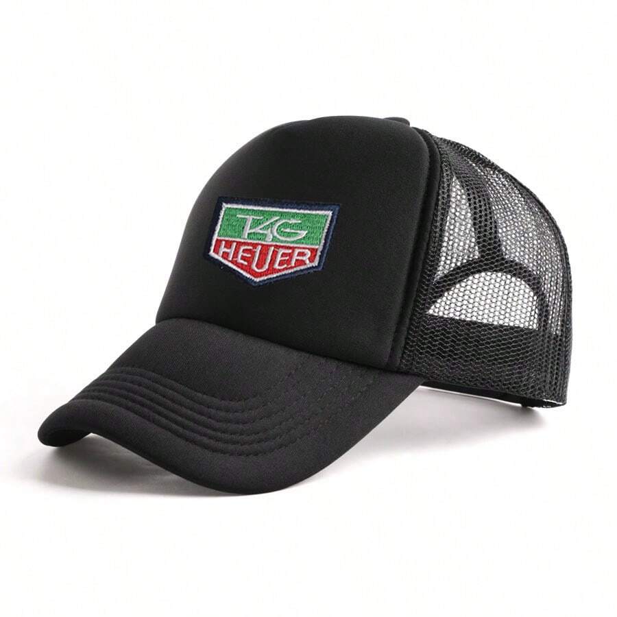 1 pieza Gorra de béisbol unisex de diseño nuevo con icono de letra en inglés, gorra snapback casual protectora solar, adecuada para primavera, verano, otoño e invierno - multicolor - Ver 1