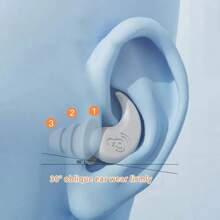 Anti Noise Silicone Earplug Sleep Noise Reduction Ear Plug Canceling Soundproof Ear Plugs Waterproof Swimming Soft Ear Protector