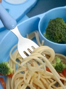 Custom Kids Cutlery Set Personalized Name Owl Spoon & Fork Toddler Silverware Tableware - Multicolor - View 8