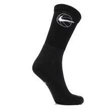 Nike 3 件装 NK CREW EVERYDAY BBALL 中筒袜，DA2123-010 - 黑/(白) - 查看 3