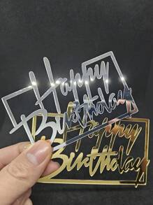 4 قطع من علامات "عيد ميلاد سعيد" ذهبية و فضية، ديكورات عيد ميلاد، تزيين كعكة، ديكور طاولة الحلوى لنفسك أو العائلة أو الأصدقاء أو الحبيب، ديكور خبز الكعكة، ديكورات كعكة عيد الميلاد لحفلة عيد الميلاد - متعدد الألوان - مشاهدة 3