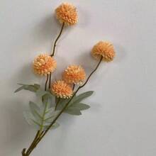 1 Pc Artificial Flower Stem, Brown Plastic Fake Flower, Home Decor