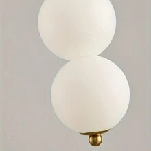 1 buah Lampu Gantung LED Modern, 3 Warna Dapat Diatur, Pemasangan Semi-Flush Logam Mengkilap, Kap Lampu Akrilik, Kontrol Saklar, Pemasangan Permanen, 110V-240V, Termasuk Perlengkapan Pemasangan - Ideal Untuk Kamar Tidur, Lorong, Pencahayaan Aksen - MultiWarna - View 10