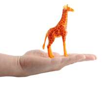 Realistic Animal Model Figurines, Lion, Tiger, Rhino, Hippopotamus, Giraffe Ornamental Collectibles