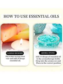 9pcs Fragrance Essential Oils, 8/6/4/2/1pc Fragrance Essential Oils, 10ml Oil-Soluble Essential Oils, Oil-Based Fragrance Pen Refill, Suitable For Scented Candles, Scented Stones, Scented Balm, Scented Bags, Scented Tablets