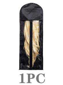 Bolsa Armazenamento de Extensão de Cabelo Muito Longa, Bolsa Armazenamento de Peruca À Prova d'Água, Para Guardar e Viajar com Cabelo Estilizado