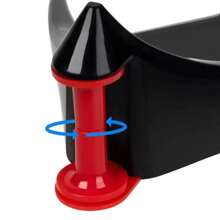 2025 Cuña de neumático deslizante para lavado de autos, herramientas anti-pellizco, guías de manguera, herramienta de detallado/lavado para evitar daños en las ruedas - 1 pieza roja - Ver 3