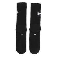 Nike 3 件装 NK CREW EVERYDAY BBALL 中筒袜，DA2123-010 - 黑/(白) - 查看 4