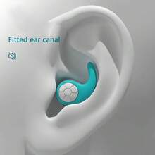 New Noise-Proof Earplug, Waterproof, Sleeping Aid, Ear Protection For Shower, Swimming, Dorm, Snoring - Black - View 11