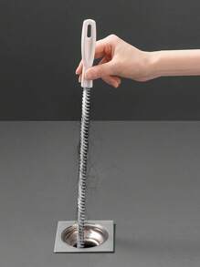 1 件/2 件柔性排水清洁刷、下水道毛发收集疏通工具、手动疏通器、适用于浴室和厨房水槽排水管、家用管道清洁用品 - 彩色 - 查看 5