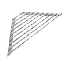 Faltbarer Edelstahl Dreieck Spiralförmiger Abtropfständer, geeignet für kleine Spülbeckenecken - Multifunktionaler Küchen Abtropfständer, rostfreies Aufbewahrungsregal, Stativ und Regal - platzsparend (Schwarz/Grau) - Verschiedenfarbig - Übersicht 9