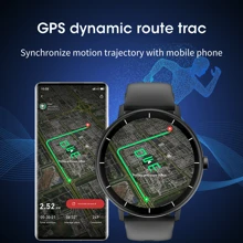 Smartwatch Maxwear GTR10 Pantalla de 1,43 pulgadas Llamada Bluetooth impermeable frecuencia cardíaca para detectar el modo de movimiento - negro - Ver 9
