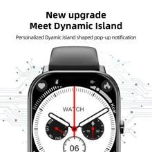 Smartwatch Maxwear GT7Pro Pantalla de 2,06 pulgadas Seguimiento de la salud deportiva GPS llamada Bluetooth impermeable AI - Negro - Ver 5