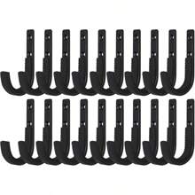 Horizontal Metal Gun Rack And Shotgun Hooks Rifle Hangers Store Rifle Shotgun And Bow, Wall Mount Storage - Black 10 Pairs - View 1