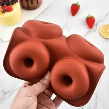 3 pièces/1 pièce Moule à gâteau en silicone de haute qualité à 6/8/18 cavités, moule à biscuits/donuts - Plaque de cuisson antiadhésive résistante à la chaleur, convient à tous les passionnés de la cuisson, cuisson maison - Cuisson professionnelle - Moule à gâteau pour la maison, le restaurant, fait maison, délicieux, excellent choix