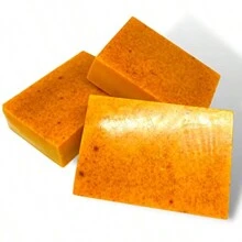 Turmeric And Kojic Acid Skin Brightening Soap Gentle Cleanser For All Skin Types. Fights Acne, Reduces Dark Spots & Fades Scars. Face & Body Cleanser For Men, Women & Teens - 黃色 - 查看 1