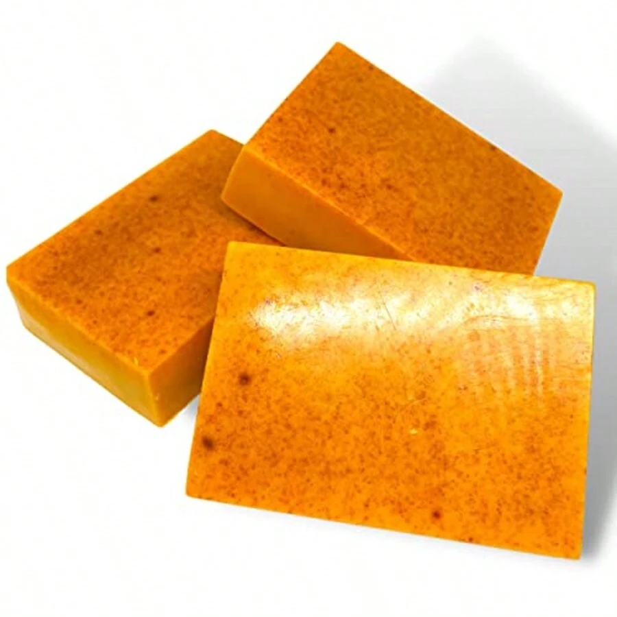 Turmeric And Kojic Acid Skin Brightening Soap Gentle Cleanser For All Skin Types. Fights Acne, Reduces Dark Spots & Fades Scars. Face & Body Cleanser For Men, Women & Teens - 黃色 - 查看 1