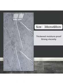 10 piezas de calcomanías autoadhesivas de pared de imitación de mármol de PVC, resistentes al agua, para decoración de baño, de 60*30cm, para decoración del hogar, la habitación, la sala de estar, arte de pared, papel tapiz - Multicolor - Ver 16