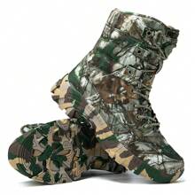 Women's Hunting Boots Hiking Boots Lightweight Camouflage Boots Men's Desert Boots Tactical Boots - Green - View 4
