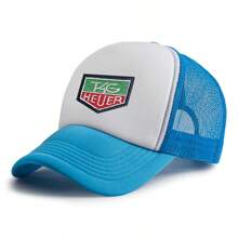 1 pieza Gorra de béisbol unisex de diseño nuevo con icono de letra en inglés, gorra snapback casual protectora solar, adecuada para primavera, verano, otoño e invierno - multicolor - Ver 11