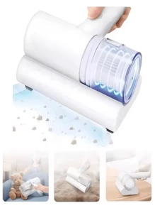 Aspiradora Cama 8000pa Luz Uv Eliminacion Acaros Insectos - Negro - Ver 2