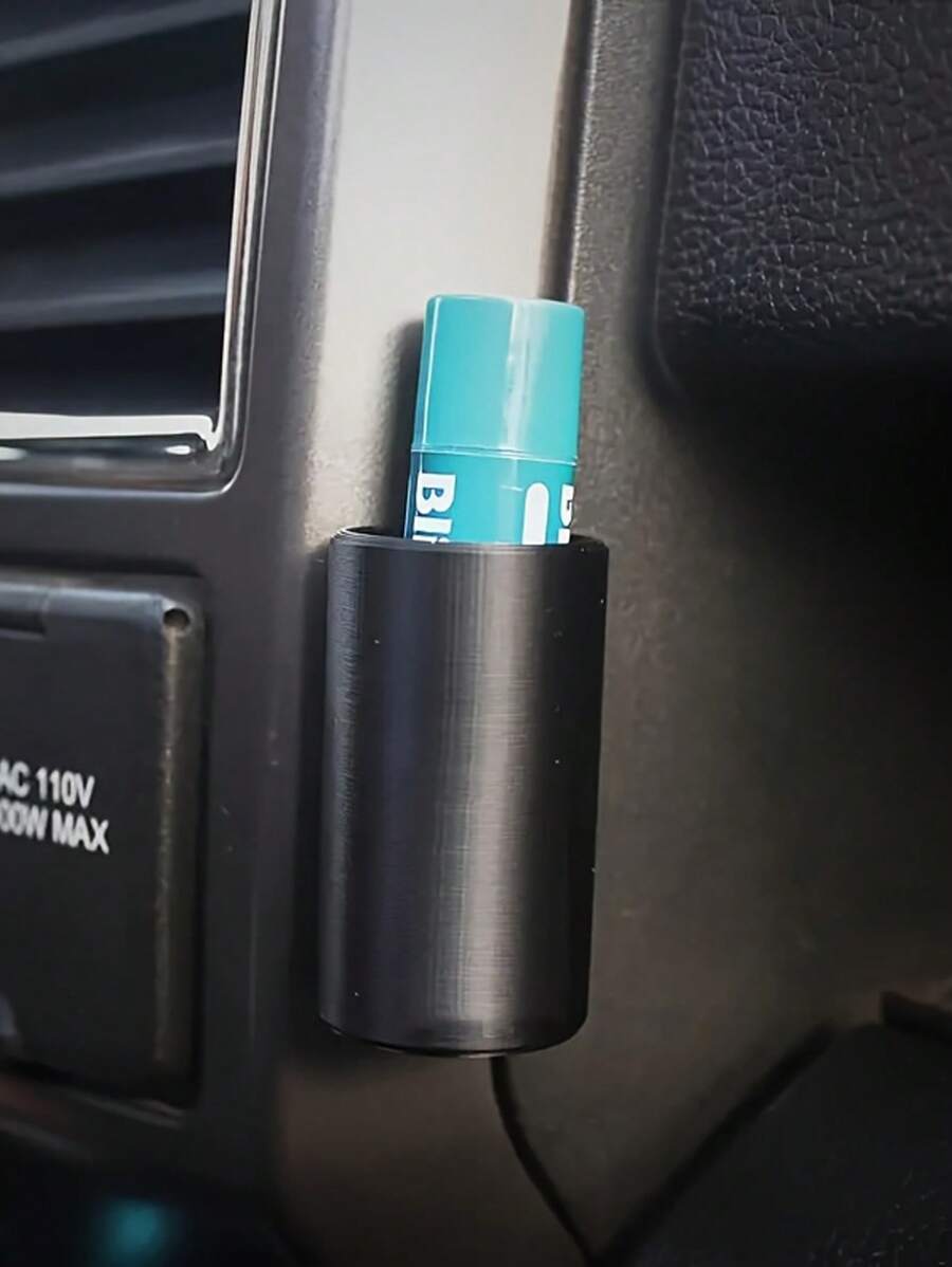 2pcs/1pc Universal Silicone Car Lip Balm Holder - Portable Lipstick Storage Rack For Cosmetics And Accessories, Car Lipstick Organizer Gifts For Women