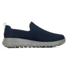 Skechers 男士 Go Walk Max 轻便套脚健步鞋，软底休闲运动鞋，建议选购小半码，54600-NVGY - 海軍藍色/灰色 - 查看 7