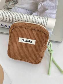 1个化妆包，纯色灯芯绒化妆包，防水化妆袋，口红收纳包，女士化妆包，迷你化妆包，旅行收纳包，铅笔盒，大容量化妆刷收纳袋，旅行洗漱包，化妆包，铅笔袋，化妆品旅行收纳包，必备礼品收纳袋，化妆包，旅行必备 - 彩色 - 查看 17