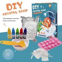 儿童 DIY 肥皂制作套装、硅胶模具工艺玩具套装、女孩创意礼物、圣诞节、生日派对 - 多色 - 查看 2