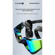 YLKJSWIM 1pc Coated Swim Goggles For Men & Women, UV Protection Anti-Fog Large Field Of Vision Competition Level Swimming Goggles, Outdoor Swimming Gear, Colorful Lens, 3-Stage Adjustable Nose Bridge, Includes Carrying Case, Nose Clip & Ear Plugs, New Summer Product, Beach Essentials, Beach Accessories, Pool Float