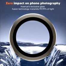 1 Set Camera Lens Protector Compatible With Samsung Galaxy S25 Ultra S24 S23 FE S22 Ultra Plus, Aluminum Alloy Ring Lens Cover Anti-Scratch Tempered Glass Camera Lens Protector Gift For Birthday, Family, Friends Alloy Metal With Tempered Glass Full Cover, Lens Protector, Phone Accessories Waterproof Shockproof Anti-Fall Anti-Fall Anti-Fingerprint - Grey - View 2