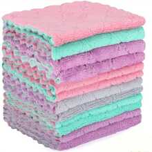 20pcs Kitchen Towels & Dish Cloths Set - Perfect For Dishes Washing And Daily Cooking - Suitable For Restaurant Use, 25*15cm