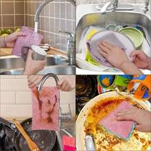 20pcs Kitchen Towels & Dish Cloths Set - Perfect For Dishes Washing And Daily Cooking - Suitable For Restaurant Use, 25*15cm