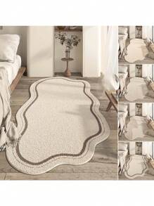 1PC Irregular Living Room Large Area Carpets Minimalist Bedroom Bedside Carpet Plush Coffee Table Rugs Soft Comfortable Rug Alfombra - A - View 4