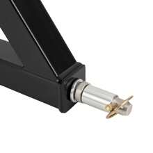 kangten Heavy Duty 3 Point Linkage Tow Hitch 2" Tractor Mounted Towing Triangle Frame Compact Cat - Black - View 5