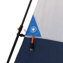 8' X 7' 4-Person Instant Cabin Tent With LED Lighted Hub, Only 19 Lbs! Light Up Your Camping Experience!